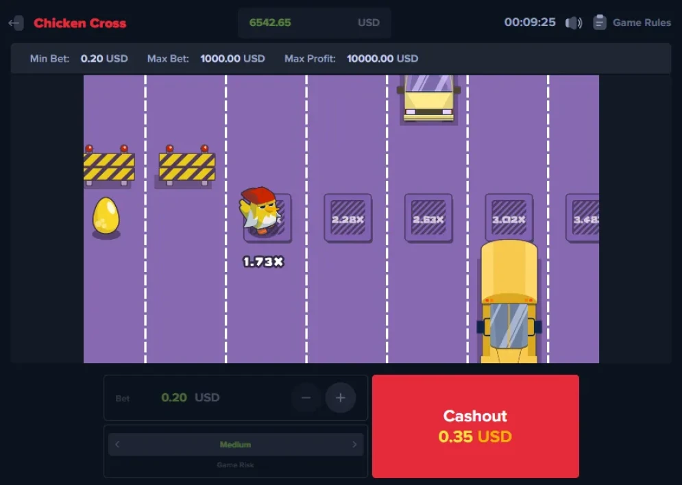 Chicken Cross Game